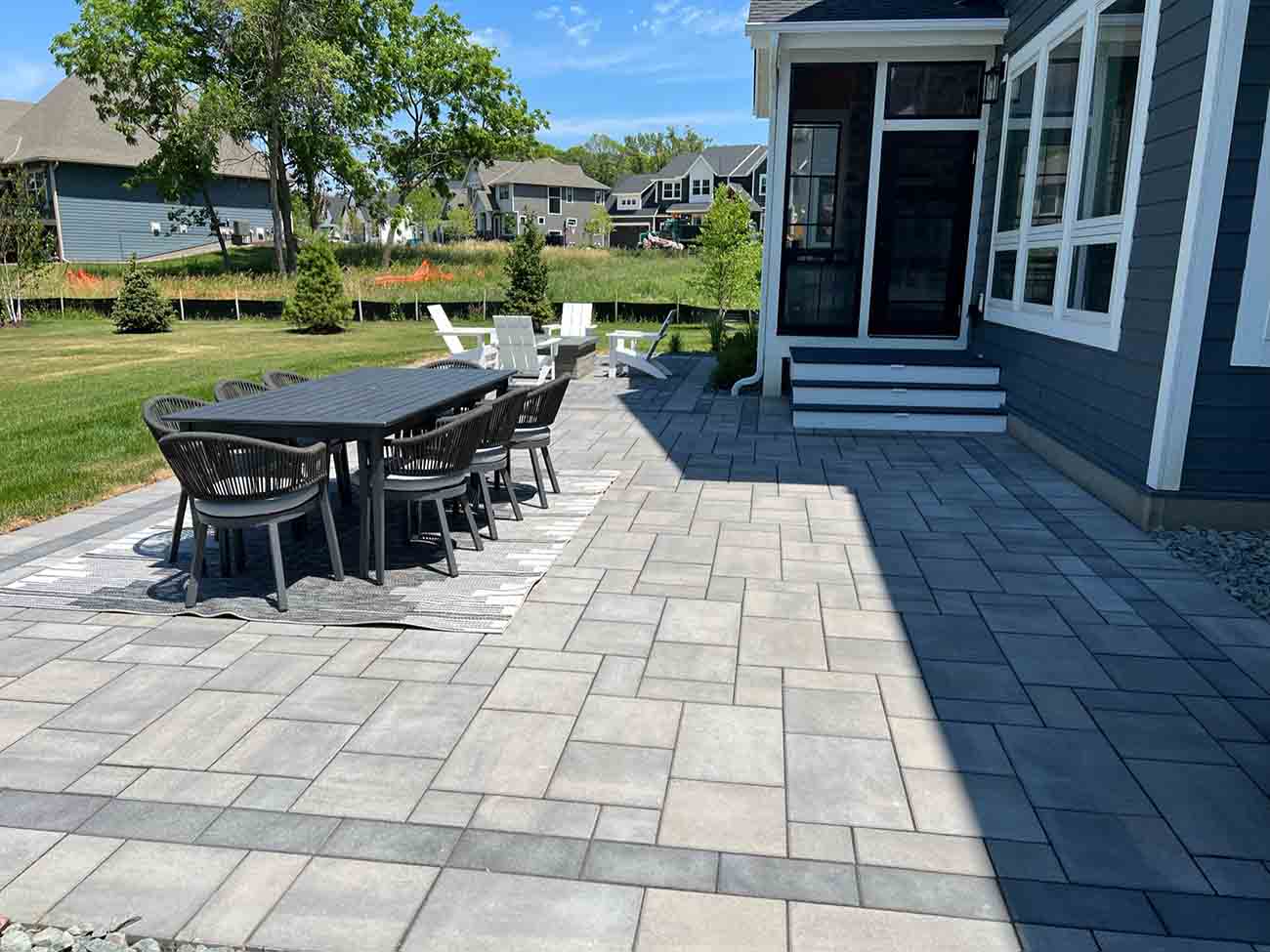 Retaining Walls and Patio